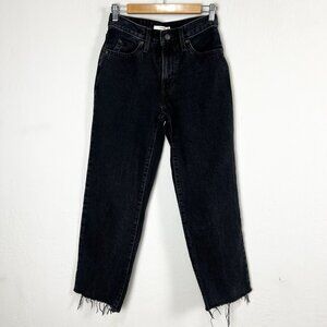 Levi's 94 Baggy Jeans Open Mind Faded Black‎ A3510-0000 Women's Size 25 READ
